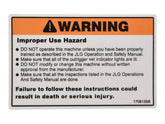 1706135 Decal, Warning Inspection | JLG
